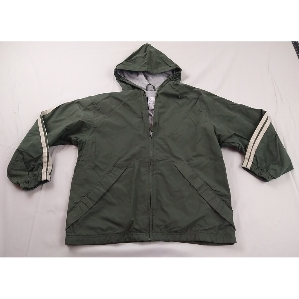 Canyon River Blues Hooded Jacket M (10-12) Olive Long Sleeve Outdoors (1105)‎